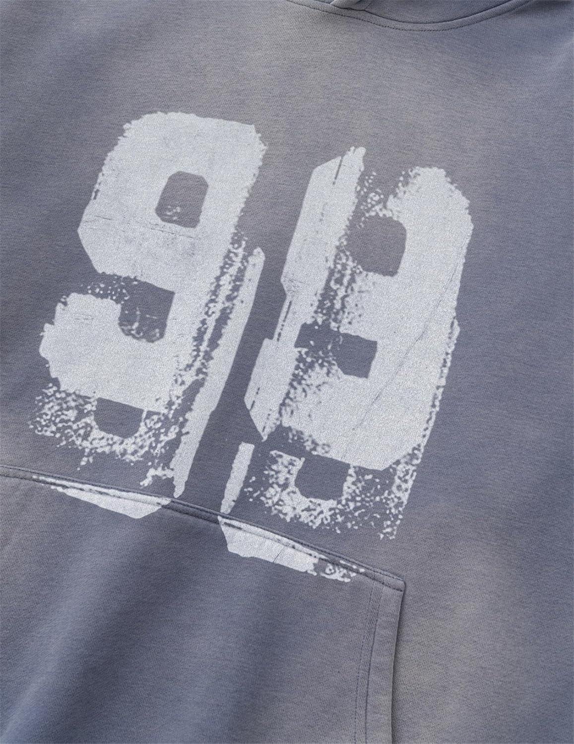 imageAelfric Eden Graffiti Hoodie Number Washed Hoodies Long Sleeve Oversized Hooded Pullover Sweatshirt 2025 Trendy OutfitsBlue