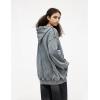 imageAelfric Eden Mens Lightning Graphic Hoodies Print Oversized Unisex Streetwear Vintage Hoodie Y2k Sweatshirt Pocket PulloverBlue Grey