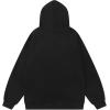 imageAelfric Eden Oversized Hoodies Womens Leopard Letter Print Hoodie Fall Y2k Hooded Sweatshirts with PocketBlack