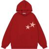 imageAelfric Eden Star Hoodies Y2k Oversized Graphic Hoodies Aesthetic 90s Crewneck Sweatshirt Long Sleeve Pullover TopsAred