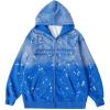 imageAelfric Eden Hoodies Star Patch Gradient Zip Up Hoodie Casual Oversized Hooded Zipper Sweatshirts Trendy OutfitsBlue