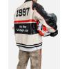 imageAelfric Eden Faux Leather Racing Jacket Oversized Motorcycle Biker Racer Jackets Streetwear UnisexApricot