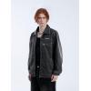 imageAelfric Eden Leather Jacket Faux Vintage Oversized Motorcycle Jackets Zip Up Moto Jacket Fashion Trendy Outfits UnisexBlack