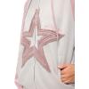 imageAelfric Eden Suede Star Patchwork Full Zip Up Hoodie Oversized Graphic Hoodies Y2K Hooded Casual Sweatshirts JacketsPink