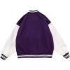 imageAelfric Eden Varsity Jacket Mens Vintage Bomber Jackets Y2k Bone Graphic Baseball Letterman JacketApurple