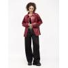 imageAelfric Eden Womens Faux Leather Jacket Oversized Vintage Motorcycle Jackets Moto Coats Unisex Trendy Streetwear JacketBurgundy