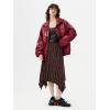 imageAelfric Eden Womens Leather Jacket Faux Motorcycle Bomber Coats 2024 Fall Fashion Winter OutfitsBurgundy