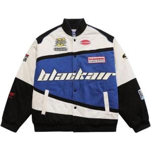 imageAelfric Eden racer jacket men Jacket Vintage Graphic Baseball Jacket Unisex Coats Streetwear02blue