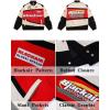 imageAelfric Eden Blackair Mens Varsity Jackets Womens Bomber Jackets Vintage Motorcycle Racer JacketVared