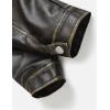 imageAelfric Eden Jackets Multi Pocket Faux Leather Cropped Jacket Classic Vintage Comfy Soft Coats 2024 Trendy OutfitsCoffee
