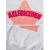 imageAelfric Eden Womens Graphic Hoodies Pink Star Print Hoodie Unisex Oversized Hoodies Long Sleeve Pocket PulloverAa03light Grey