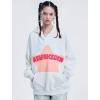 imageAelfric Eden Womens Graphic Hoodies Pink Star Print Hoodie Unisex Oversized Hoodies Long Sleeve Pocket PulloverAa03white