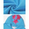 imageAelfric Eden Womens Graphic Hoodies Pink Star Print Hoodie Unisex Oversized Hoodies Long Sleeve Pocket PulloverAa05blue