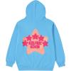 imageAelfric Eden Womens Graphic Hoodies Pink Star Print Hoodie Unisex Oversized Hoodies Long Sleeve Pocket PulloverAa05blue