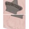 imageAelfric Eden Womens Graphic Hoodies Pink Star Print Hoodie Unisex Oversized Hoodies Long Sleeve Pocket PulloverBaby Pink