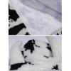 imageAelfric Eden Womens Sherpa Fleece Jacket Zip Up Patchwork Winter Puffer Fuzzy Jackets Warm Fur Coat UnisexWhite