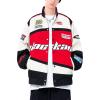 imageAelfric Eden Blackair Mens Varsity Jackets Womens Bomber Jackets Vintage Motorcycle Racer JacketVared