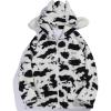 imageAelfric Eden Womens Sherpa Fleece Jacket Zip Up Patchwork Winter Puffer Fuzzy Jackets Warm Fur Coat UnisexWhite