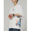 imageAelfric Eden Graphic Tees Y2k Cartoon Dinosaur Printed Summer Short Sleeve Streetwear Cotton Shirts Casual Harajuku Tops1248white