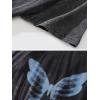imageAelfric Eden Mens Oversized T Shirts Tees Butterfly Print Crew Neck Cotton Tops Streetwear Casual ShirtBlack