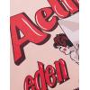 imageAelfric Eden Oversized Graphic Tees Women Streetwear Casual Heart Print Angel Cartoon Unisex Summer TopsPink