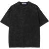 imageAelfric Eden Mens Cotton TShirts Oversized Unisex Short Sleeves Wash Baggy Casual Tees Workout Solid Summer TopsBlack