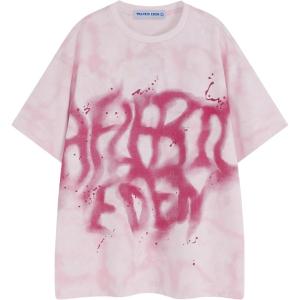 imageAelfric Eden Mens Graphic Tee Shirts Oversized Baggy Loose Cotton TShirt Streetwear Casual Summer Y2k ShirtPink