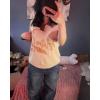 imageAelfric Eden Knitted Polos Shirts Vintage Open Knit Polo Tee Casual Graphic TShirt 2025 Trendy Pullover OutfitsBrown