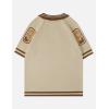 imageAelfric Eden Knitted Polos Shirts Vintage Open Knit Polo Tee Casual Graphic TShirt 2025 Trendy Pullover OutfitsBrown