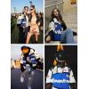 imageAelfric Eden Mens Motorcycle Jacket Blackair Moto Varsity Baseball Jacket Women Vintage CoatsBlue