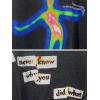 imageAelfric Eden Mens Oversized Graphic Tees Y2k Washed Cotton T Shirt Distorted Portrait Print Crewneck Tee01black