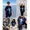 imageAelfric Eden Mens Oversized Graphic Tees Y2k Washed Cotton T Shirt Distorted Portrait Print Crewneck Tee01black