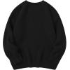 imageAelfric Eden Oversized Sweaters Mohair Furry Sweater Crewneck Knit Casual Soft Pullover 2025 Trendy OutfitsBlack