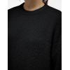imageAelfric Eden Oversized Sweaters Mohair Furry Sweater Crewneck Knit Casual Soft Pullover 2025 Trendy OutfitsBlack