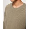 imageAelfric Eden Oversized Sweaters Mohair Furry Sweater Crewneck Knit Casual Soft Pullover 2025 Trendy OutfitsKhaki