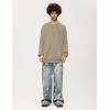 imageAelfric Eden Oversized Sweaters Mohair Furry Sweater Crewneck Knit Casual Soft Pullover 2025 Trendy OutfitsKhaki