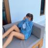 imageAelfric Eden Oversized Sweaters for Women Trendy Unisex Duck Graphic Knit Fall Sweater Streetwear Couple Crewneck PulloverBlue