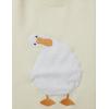 imageAelfric Eden Oversized Sweaters for Women Trendy Unisex Duck Graphic Knit Fall Sweater Streetwear Couple Crewneck PulloverWhite