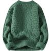imageAelfric Eden Vintage Oversized Sweaters Crewneck Knit Pullover Baggy Loose Casual Cable Sweater 2025 Fall ClothesGreen