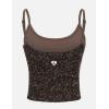 imageAelfric Eden Women Halter Tank Tops Leopard Print Cami Top Crop Camisole Y2k Trendy Going Out TopsBrown