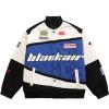 imageAelfric Eden Mens Motorcycle Jacket Blackair Moto Varsity Baseball Jacket Women Vintage CoatsBlue