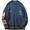 imageAelfric Eden Oversized Sweater Graphic Van Gogh Printed Unisex 90s Vintage Women Knit Sweaters Men Casual 2024 PulloverBlue