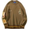 imageAelfric Eden Oversized Sweater Graphic Van Gogh Printed Unisex 90s Vintage Women Knit Sweaters Men Casual 2024 PulloverBrown