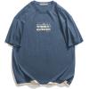 imageAelfric Eden Mens 90s Vintage Oversized Shirts Unisex Harajuku T Shirt Print Graphic Tees Casual Summer Streetwear TopBlue