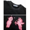 imageAelfric Eden Mens Graphic Tees Cupids Love Arrow Oversized Tshirt Print Unisex Tee Y2K Causal Streetwear TopsBlack
