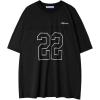 imageAelfric Eden Mens Jersey Shirts Mesh Print Number Unisex Oversized Graphic Tees Short Sleeve Casual T Shirt Y2k TopsBlack