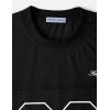 imageAelfric Eden Mens Jersey Shirts Mesh Print Number Unisex Oversized Graphic Tees Short Sleeve Casual T Shirt Y2k TopsBlack
