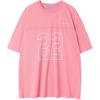 imageAelfric Eden Mens Jersey Shirts Mesh Print Number Unisex Oversized Graphic Tees Short Sleeve Casual T Shirt Y2k TopsPink