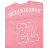 imageAelfric Eden Mens Jersey Shirts Mesh Print Number Unisex Oversized Graphic Tees Short Sleeve Casual T Shirt Y2k TopsPink