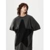 imageAelfric Eden Oversized Star Graphic Tees Men Vintage Washed Heavyweight Cotton Trendy Streetwear T Shirts UnisexGrey